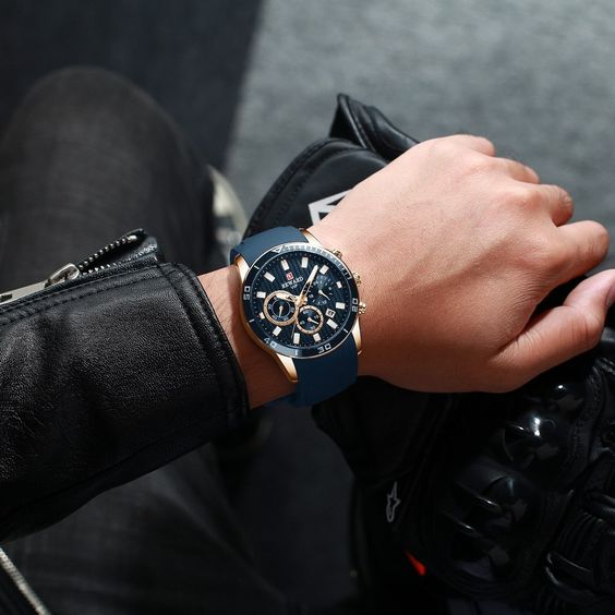 Luxury Wearables: The Intersection of Fashion and Technology 2 Fashion Luxury Waterproof Sport Stopwatch Quartz Watches
